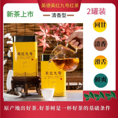 【清香型】茶园直供纯正高端英德英红九号红茶125g/罐*2罐