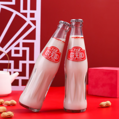 宏宝莱花生露200ml*12玻璃瓶饮品花生味早餐营养植物蛋白饮料整箱【玻璃瓶】花生露200ml*12瓶