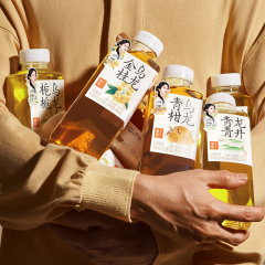 果子熟了无糖茶祉栀栀乌龙茶饮料 500ml*8瓶金桂乌龙礼盒装