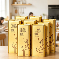 诚致亚麻籽油1L*8瓶家庭美食装