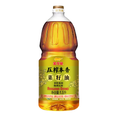 金龙鱼压榨本香菜籽油1.5L 规格=1.5L