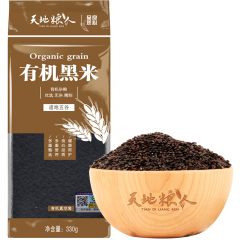 天地粮人有机黑米330g*3袋 规格=330g*3袋