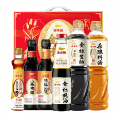 金龙鱼零添加调味品礼盒B款3225ml+700g 规格=盒