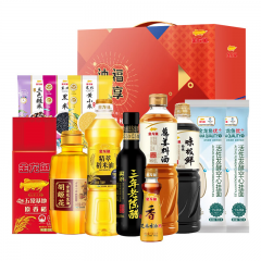 金龙鱼惠众喜礼盒D款（1250g+3550ml）规格=盒